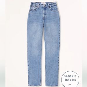 Abercrombie curve love 90’s straight leg size 2S (short)
